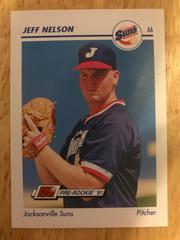 Jeff Nelson #339 Baseball Cards 1991 Impel Line Drive Pre Rookie AA Prices