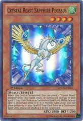 Crystal Beast Sapphire Pegasus [1st Edition] LCGX-EN161 YuGiOh Legendary Collection 2: The Duel Academy Years Mega Pack Prices