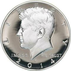 2014 P [SILVER HIGH RELIEF PROOF] Coins Kennedy Half Dollar Prices