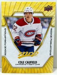 Cole Caufield #RF-2 Hockey Cards 2021 Upper Deck MVP Rookie Formations Prices