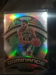 Jayson Tatum [Silver] #11 Basketball Cards 2022 Panini Prizm Dominance Prices