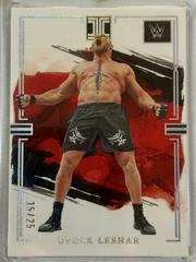 Brock Lesnar [Holo Silver] #36 Wrestling Cards 2023 Panini Impeccable WWE Prices