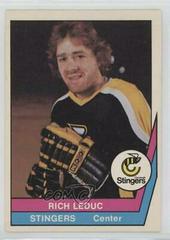 Rich Leduc Hockey Cards 1977 O-Pee-Chee WHA Prices