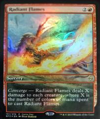 Radiant Flames [Promo Foil] Magic Battle for Zendikar Prices