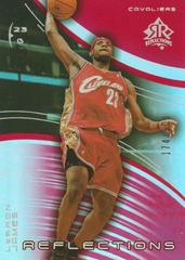 Lebron James[Reflections Ruby] Basketball Cards 2003 Upper Deck Triple Dimensions Prices