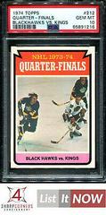 Quarter Finals [Blackhawks vs. Kings] Hockey Cards 1974 Topps Prices