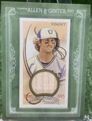 Robin Yount #MFR-RY Baseball Cards 2023 Topps Allen & Ginter Mini Framed Relics Prices
