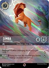Simba - Returned King #215 Lorcana First Chapter Prices