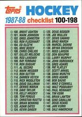 Checklist 100-198 Hockey Cards 1987 Topps Prices