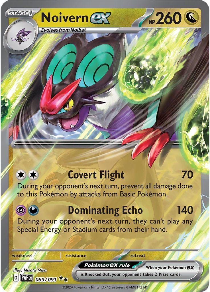 Noivern Ex #69 Pokemon Paldean Fates