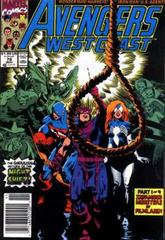 The West Coast Avengers [Newsstand] #76 (1991) Comic Books West Coast Avengers Prices