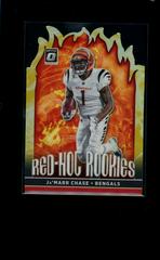 Ja'Marr Chase [Gold] #RHR-4 Football Cards 2021 Panini Donruss Optic Red Hot Rookies Prices