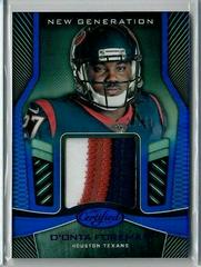 D'Onta Foreman [Mirror Blue] #NG-DF Football Cards 2017 Panini Certified New Generation Jersey Prices
