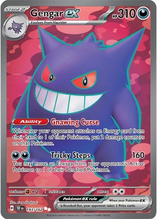 Gengar ex #193 Pokemon Temporal Forces