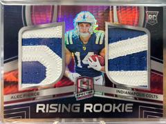 Alec Pierce [Neon Pink] #RRM-API Football Cards 2022 Panini Spectra Rising Rookie Materials Prices