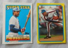 Andre Dawson, Dwight Gooden Baseball Cards 1988 Topps Stickercard Prices