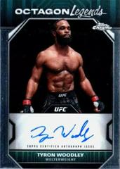 Tyron Woodley #OLA-TWO Ufc Cards 2024 Topps Chrome UFC Octagon Legends Autograph Prices