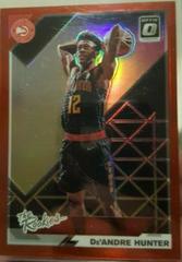DE'Andre Hunter [Red] Basketball Cards 2019 Panini Donruss Optic the Rookies Prices