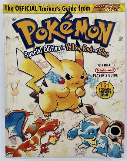 Pokemon Yellow, Red, Blue Trainer's Guide photo
