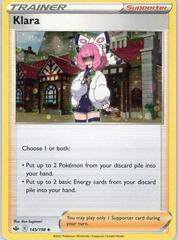 Klara [Cosmos Holo] #145 Pokemon Chilling Reign Prices