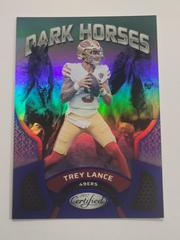Trey Lance [Blue] Football Cards 2022 Panini Certified Dark Horses Prices