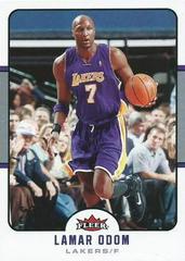 Lamar Odom Basketball Cards 2006 Fleer Prices