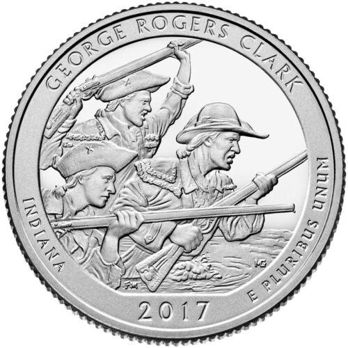 2017 P [GEORGE ROGERS CLARK] Coins America the Beautiful Quarter