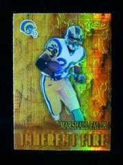 Marshall Faulk, Curtis Keaton [Gold Refractor] #191 Football Cards 2000 Topps Finest Prices