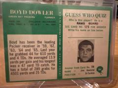Back | Boyd Dowler Football Cards 1966 Philadelphia