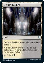 Orzhov Basilica Magic Adventures in the Forgotten Realms Commander Prices