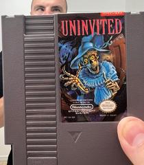 Uninvited Front Cover | Uninvited NES
