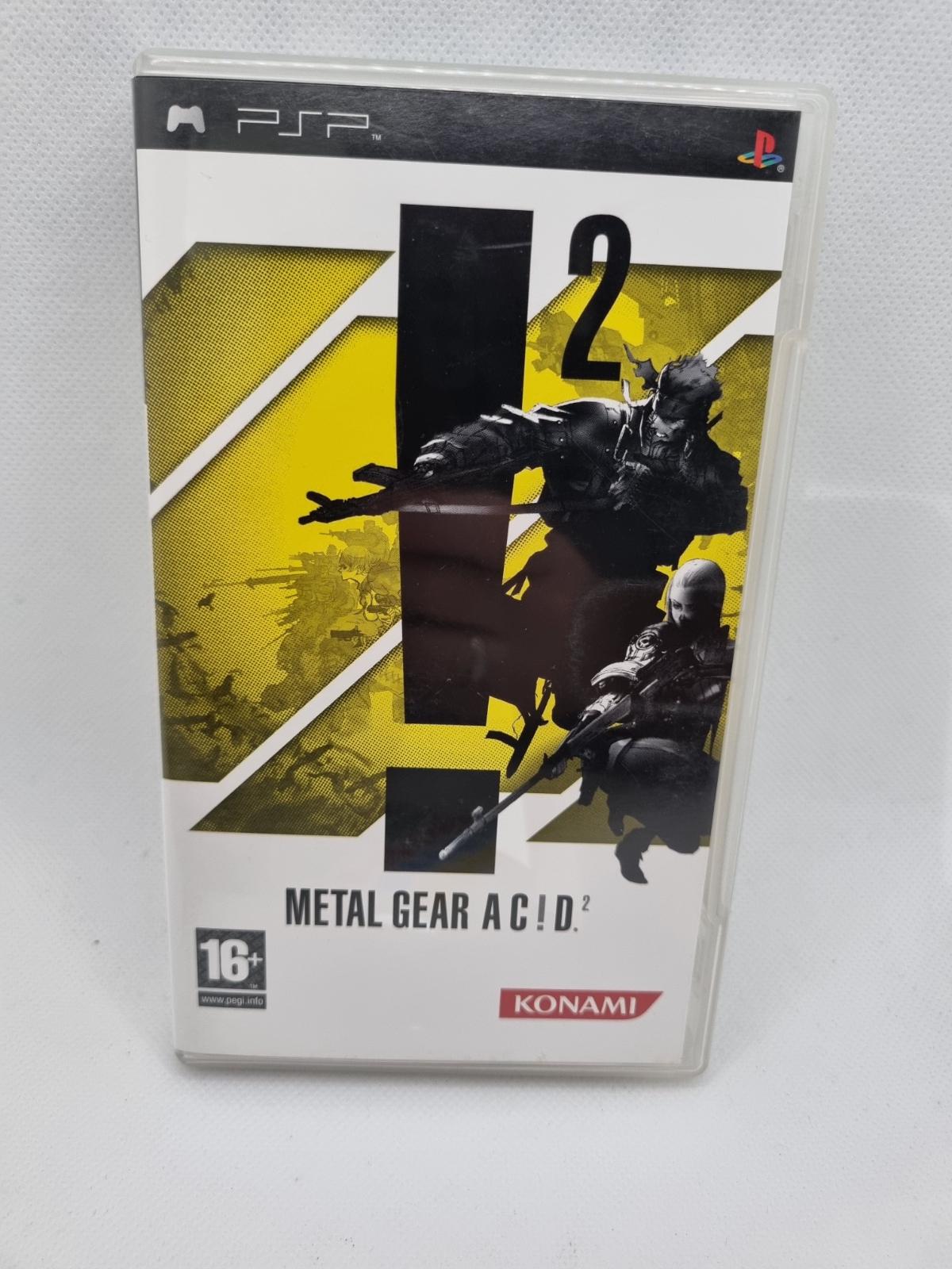 Metal Gear Acid 2 Item, Box, and Manual PAL PSP