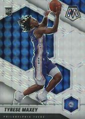 Tyrese Maxey [White Mosaic] Basketball Cards 2020 Panini Mosaic Prices