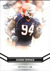 Akeem Spence Football Cards 2013 Leaf Draft Prices