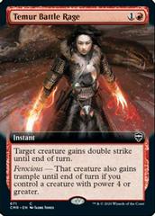 Temur Battle Rage [Extended Art] Magic Commander Legends Prices