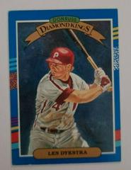 Lenny Dykstra #7 Baseball Cards 1990 Panini Donruss Diamond Kings Prices