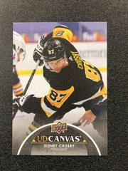 Sidney Crosby [Black] #C181 Hockey Cards 2021 Upper Deck UD Canvas Prices