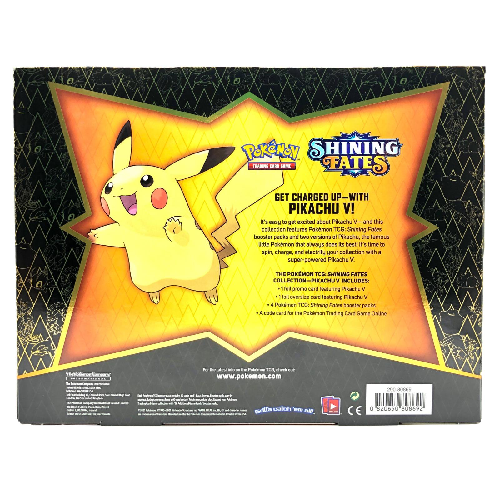 shining fates collection pikachu