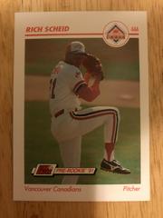Rich Scheid #645 Baseball Cards 1991 Impel Line Drive Prices