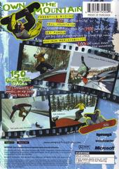 Back Cover | Amped Snowboarding [Platinum Hits] Xbox
