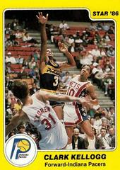 Clark Kellogg #81 Basketball Cards 1986 Star Prices