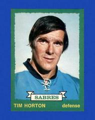 Tim Horton Hockey Cards 1973 O-Pee-Chee Prices
