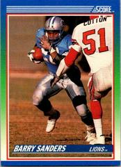 Barry Sanders #20 Football Cards 1990 Panini Score Prices
