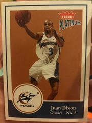 Juan Dixon Basketball Cards 2003 Fleer Platinum Prices