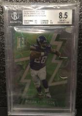 Adrian Peterson [Neon Green Die Cut] #15 Football Cards 2016 Panini Spectra Prices