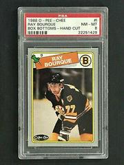 Ray Bourque Hockey Cards 1988 O-Pee-Chee Box Bottoms Hand Cut Prices