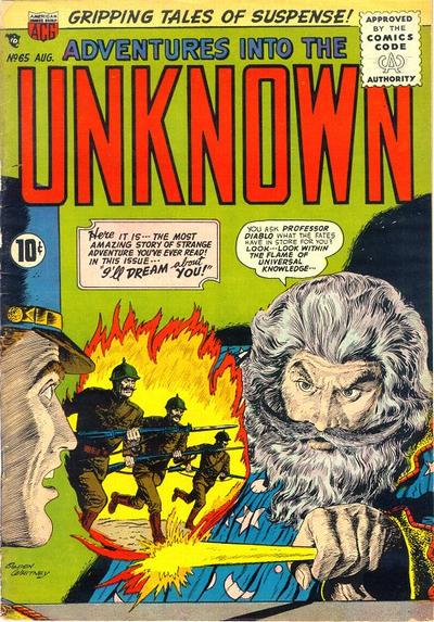 Adventures into the Unknown #65 (1955) Comic Books Adventures into the Unknown