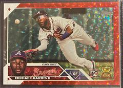 162/199 | Michael Harris II [Red Foil] Baseball Cards 2023 Topps