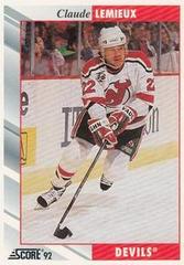 Claude Lemieux #8 Hockey Cards 1992 Score Prices