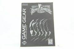 Mighty Morphin Power Rangers The Movie - Manual | Mighty Morphin Power Rangers The Movie Sega Game Gear